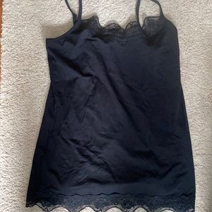 Pretty lace trimmed cami NWT